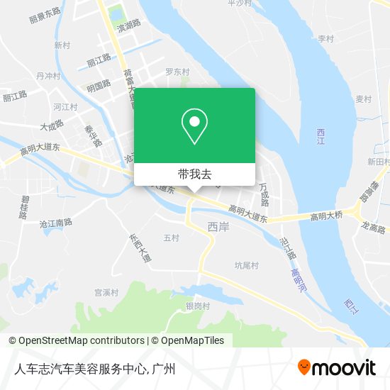 人车志汽车美容服务中心地图