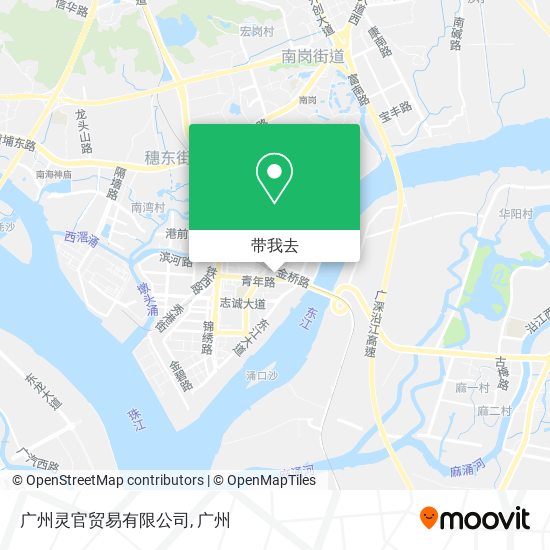 广州灵官贸易有限公司地图