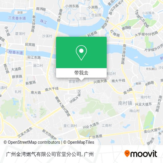 广州金湾燃气有限公司官堂分公司地图