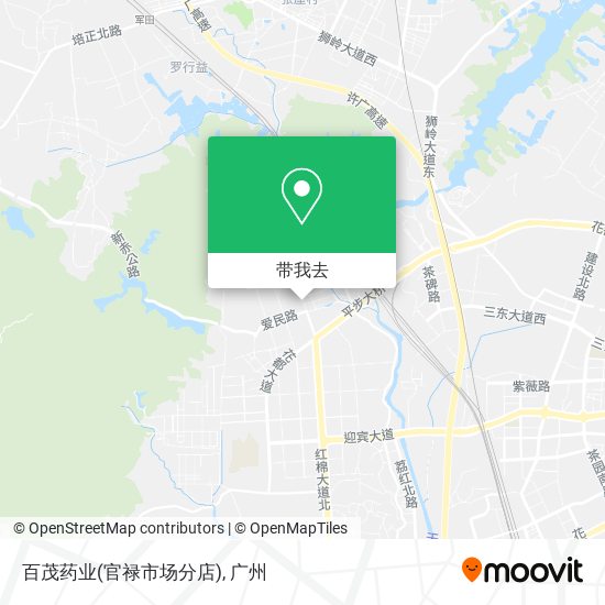 百茂药业(官禄市场分店)地图