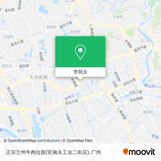 正宗兰州牛肉拉面(官南永工业二街店)地图