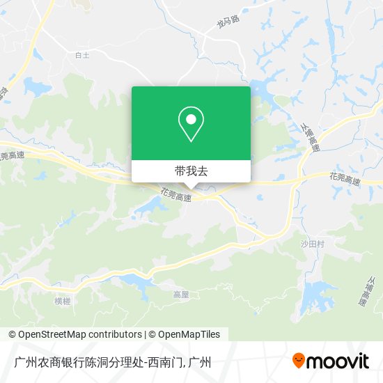 广州农商银行陈洞分理处-西南门地图