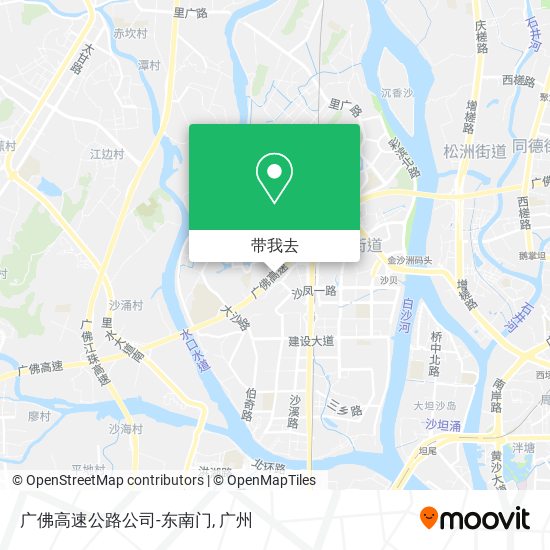 广佛高速公路公司-东南门地图