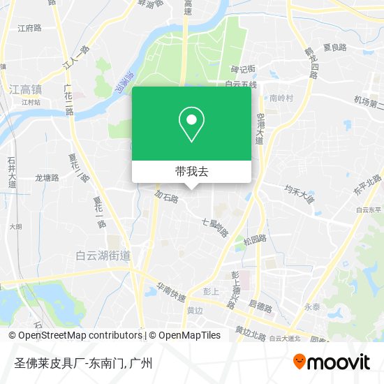 圣佛莱皮具厂-东南门地图