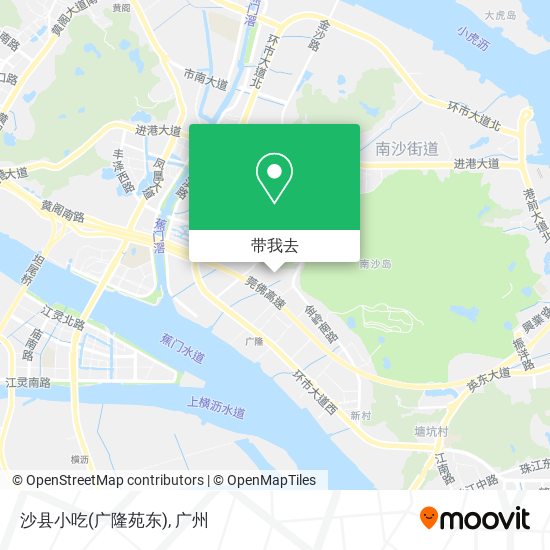 沙县小吃(广隆苑东)地图