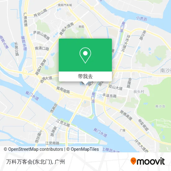 万科万客会(东北门)地图