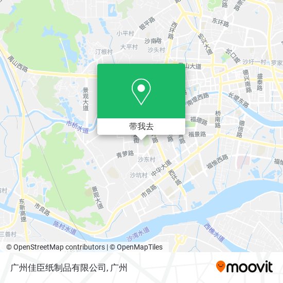 广州佳臣纸制品有限公司地图