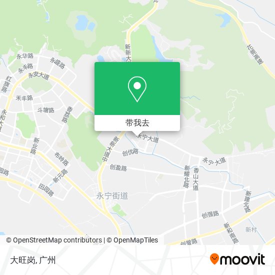 大旺岗地图