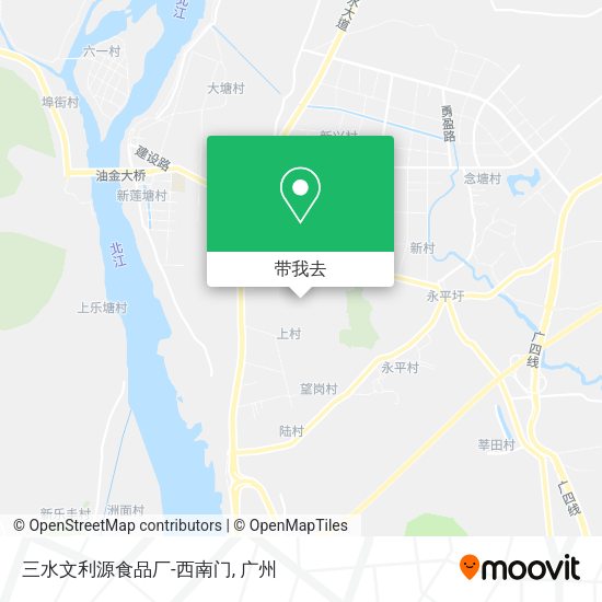三水文利源食品厂-西南门地图