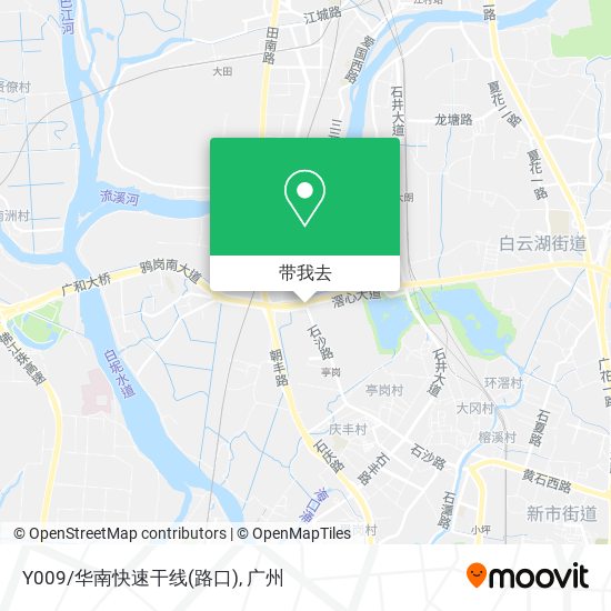 Y009/华南快速干线(路口)地图