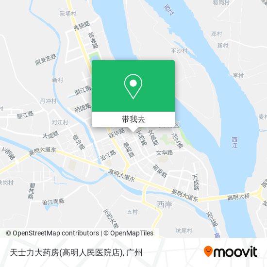 天士力大药房(高明人民医院店)地图