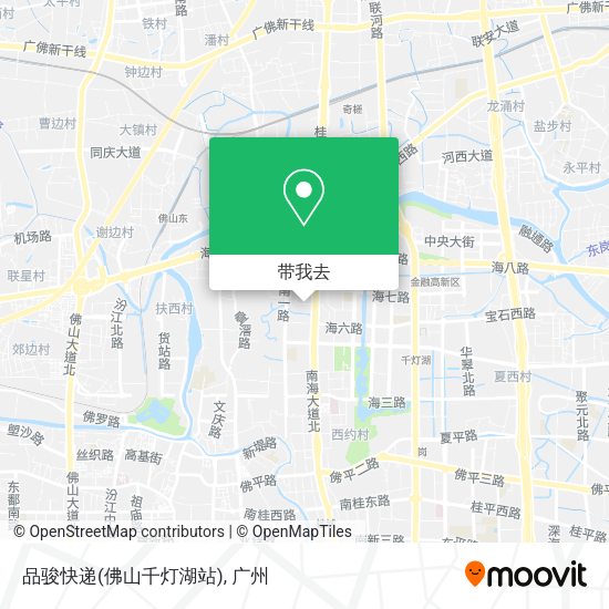 品骏快递(佛山千灯湖站)地图