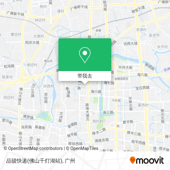 品骏快递(佛山千灯湖站)地图