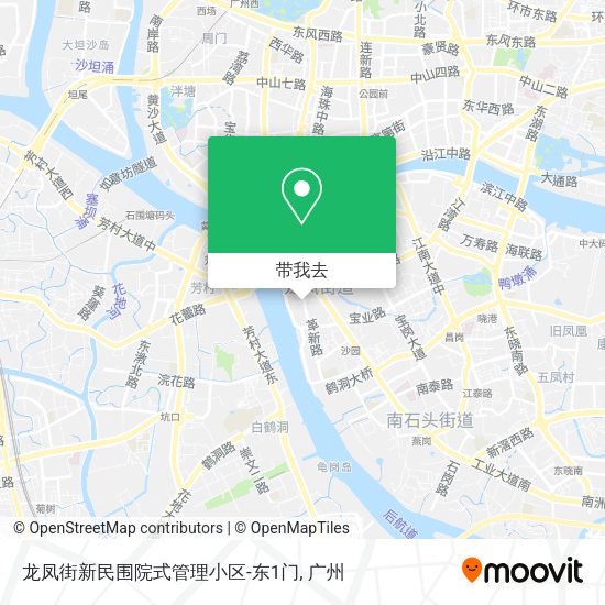 龙凤街新民围院式管理小区-东1门地图