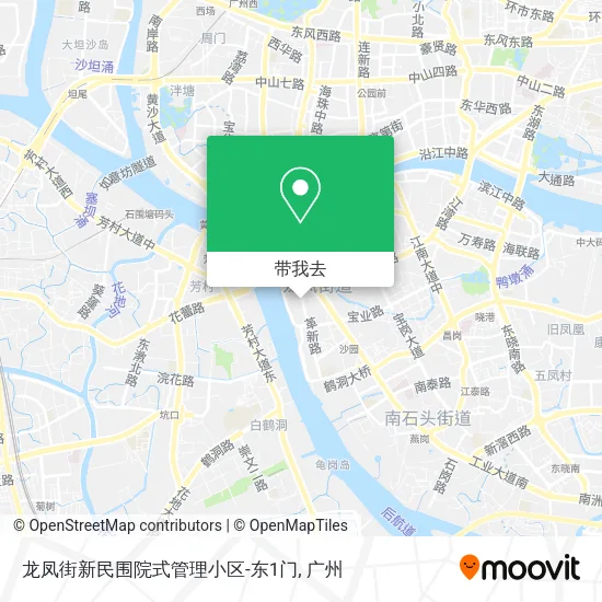 龙凤街新民围院式管理小区-东1门地图