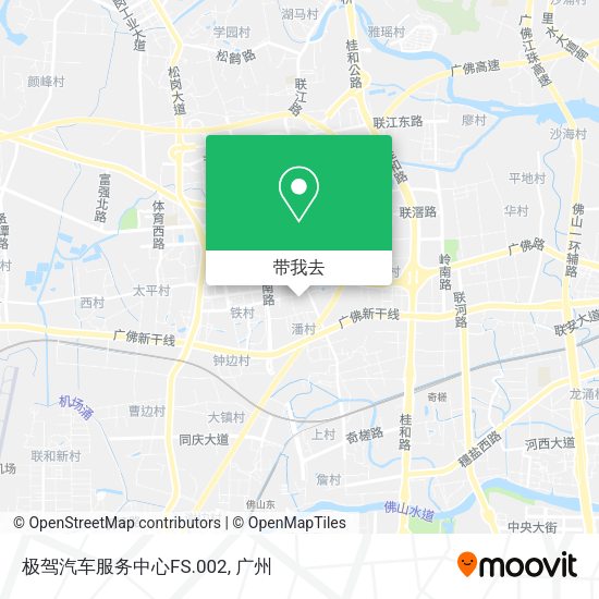 极驾汽车服务中心FS.002地图