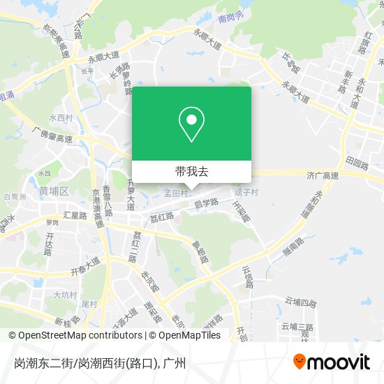 岗潮东二街/岗潮西街(路口)地图