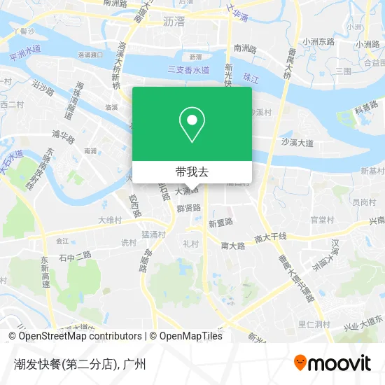 潮发快餐(第二分店)地图
