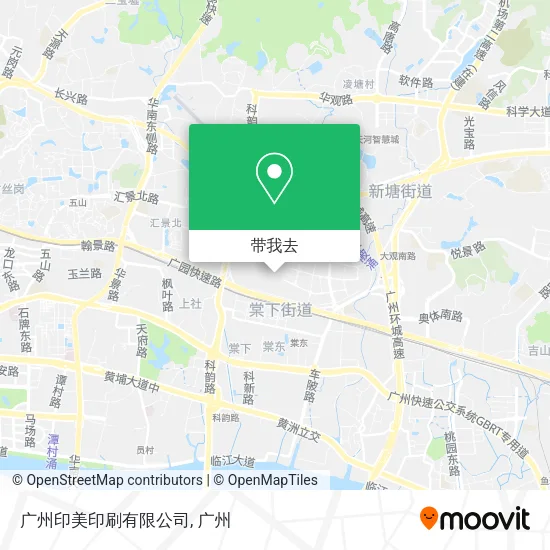 广州印美印刷有限公司地图