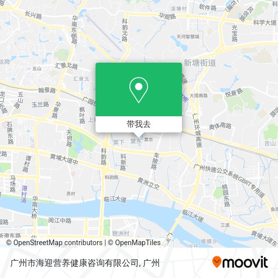 广州市海迎营养健康咨询有限公司地图