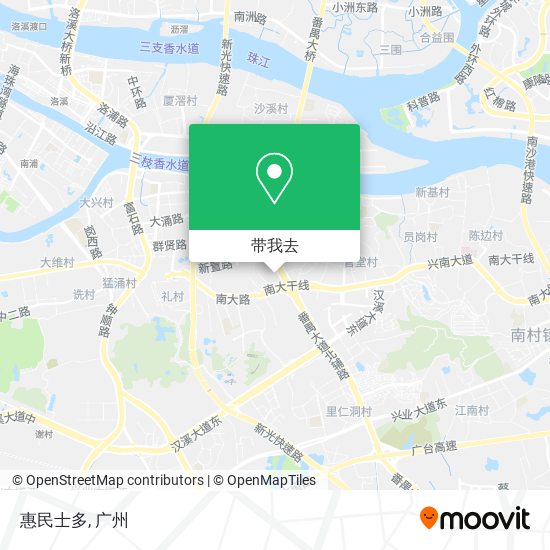 惠民士多地图