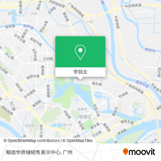 顺德华侨城销售展示中心地图