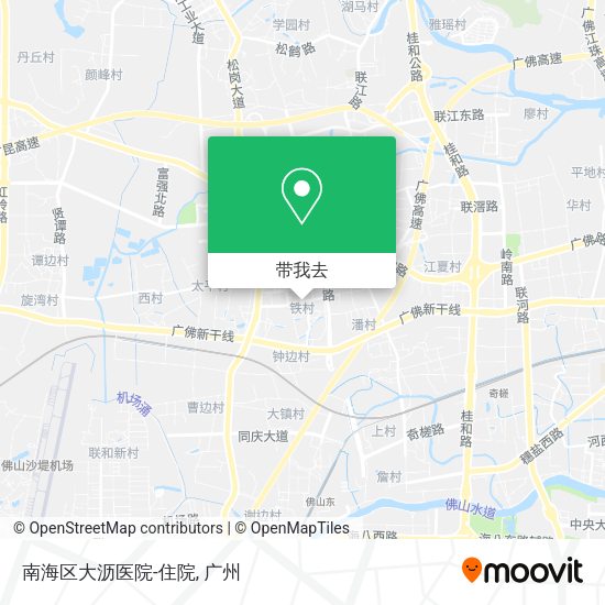 南海区大沥医院-住院地图