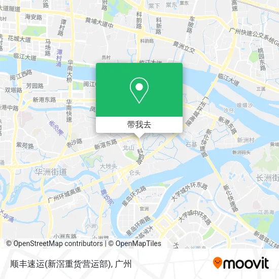 顺丰速运(新滘重货营运部)地图