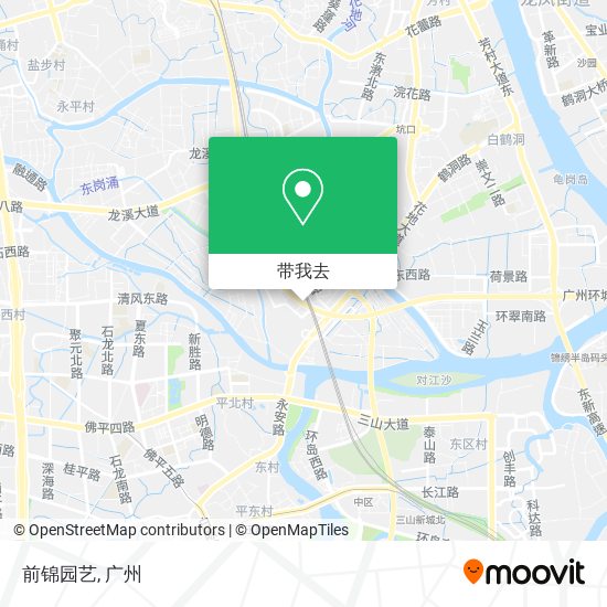 前锦园艺地图