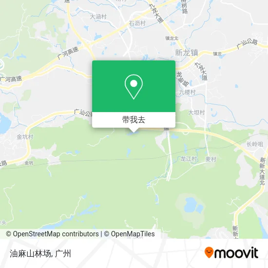 油麻山林场地图