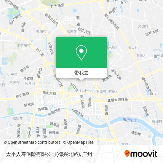 太平人寿保险有限公司(德兴北路)地图