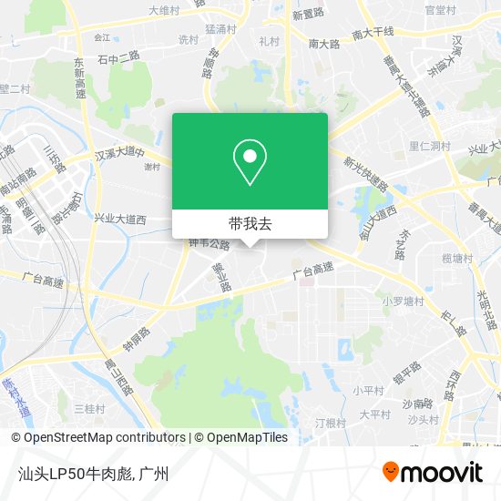 汕头LP50牛肉彪地图