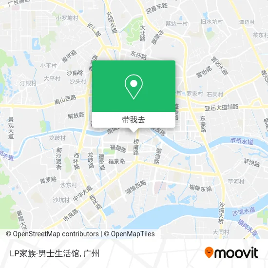 LP家族·男士生活馆地图