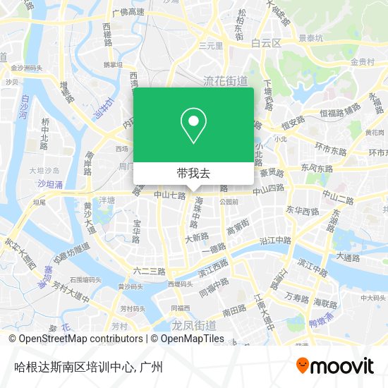 哈根达斯南区培训中心地图