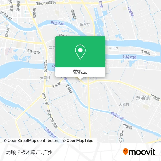 炳顺卡板木箱厂地图