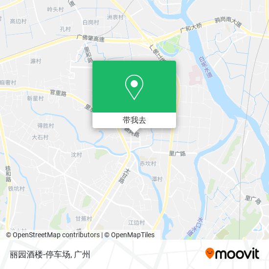 丽园酒楼-停车场地图