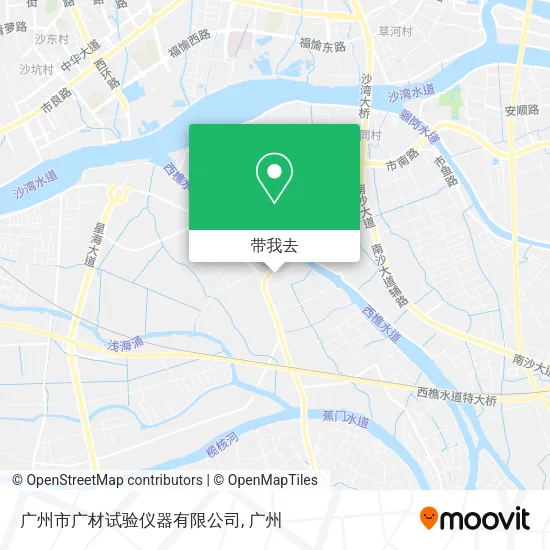 广州市广材试验仪器有限公司地图