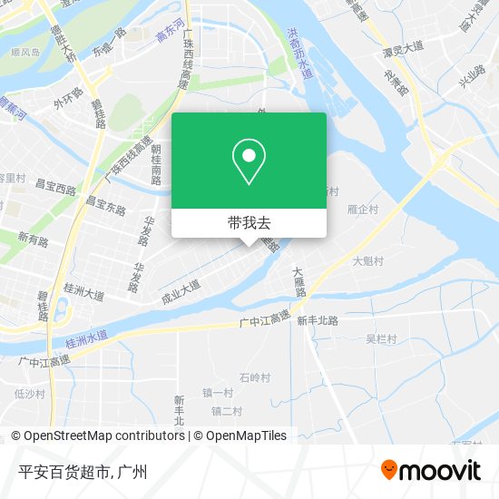 平安百货超市地图