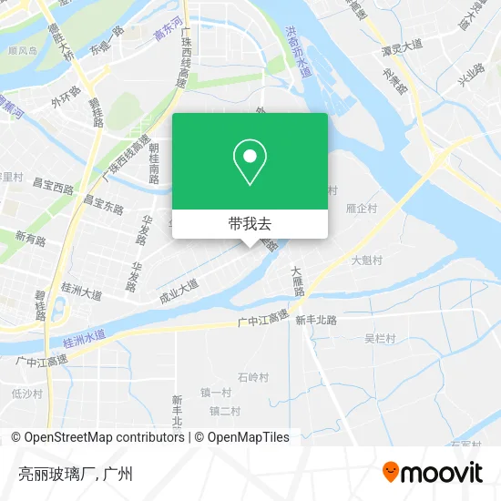 亮丽玻璃厂地图
