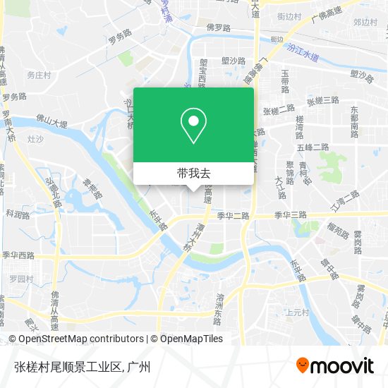张槎村尾顺景工业区地图