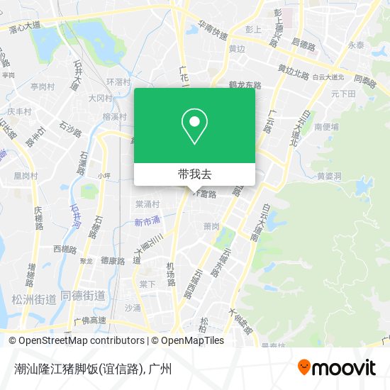 潮汕隆江猪脚饭(谊信路)地图
