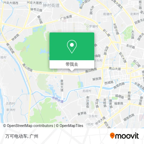 万可电动车地图