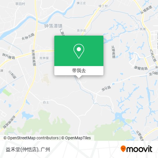 益禾堂(仲恺店)地图