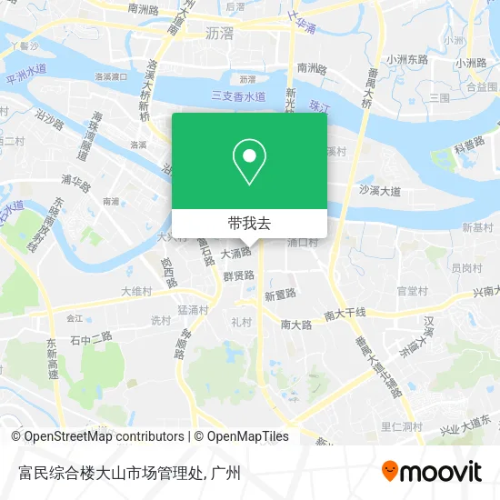 富民综合楼大山市场管理处地图