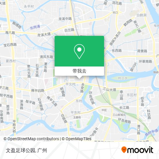 文盈足球公园地图