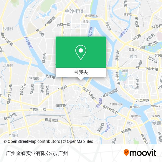 广州金蝶实业有限公司地图