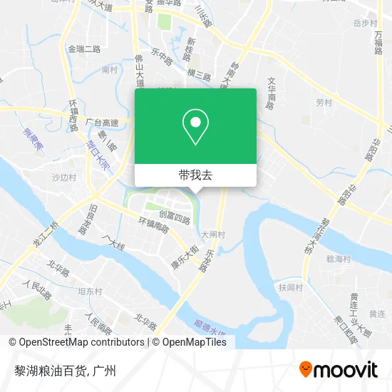 黎湖粮油百货地图