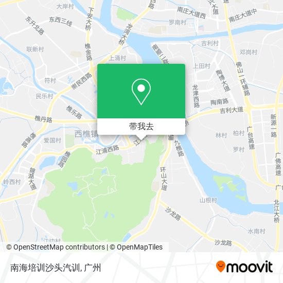 南海培训沙头汽训地图