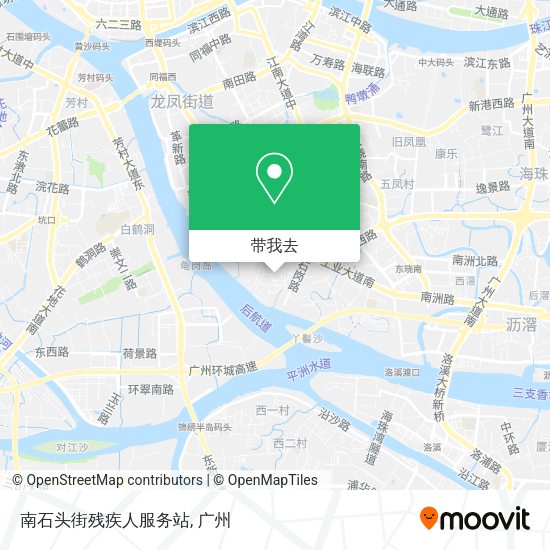 南石头街残疾人服务站地图