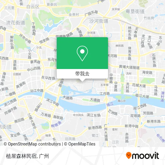 植屋森林民宿地图